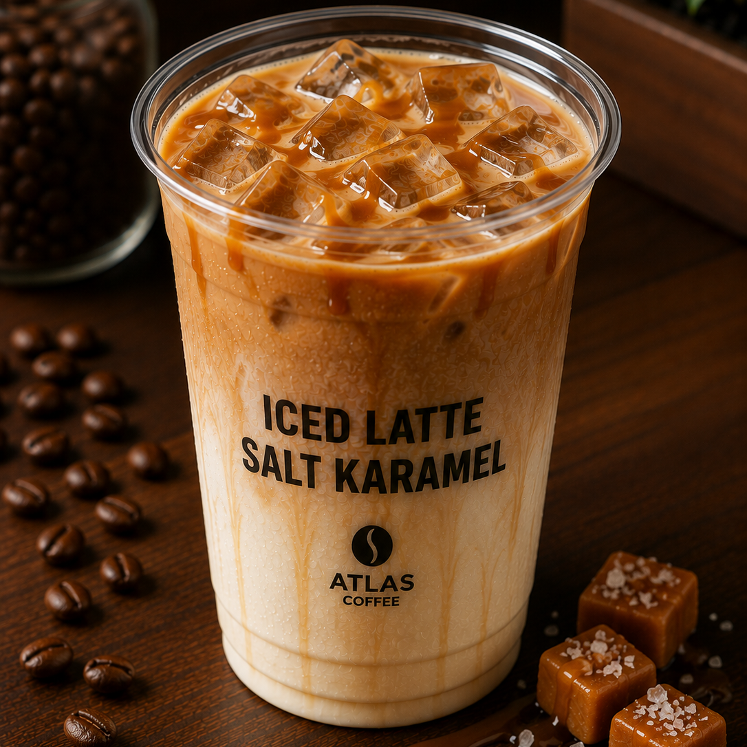 Iced Latte Salt Karamel